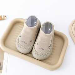 Cartoon Pattern Print Sock Shoes for Baby Boys and Girls