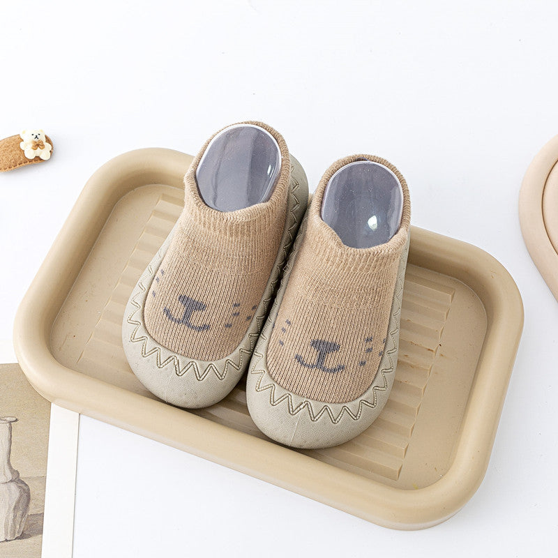 Cartoon Pattern Print Sock Shoes for Baby Boys and Girls