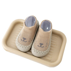 Cartoon Pattern Print Sock Shoes for Baby Boys and Girls