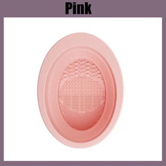 Silicone Makeup Brush Cleaning Bowl and Mat for Eyeshadow and Cosmetics