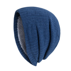 Christmas Fleece Knitted Hat Winter Warm Earmuff Head Hat