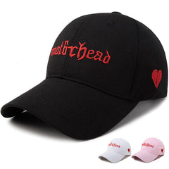 Embroidered Broken Heart Baseball Cap Outdoor Sun Hat Valentine Gift