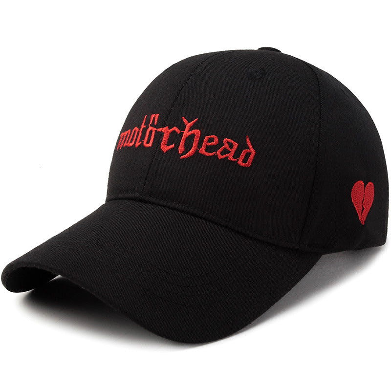 Embroidered Broken Heart Baseball Cap Outdoor Sun Hat Valentine Gift