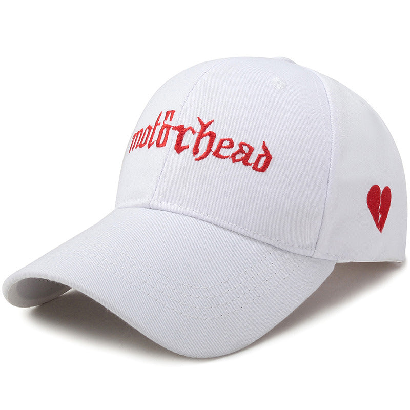 Embroidered Broken Heart Baseball Cap Outdoor Sun Hat Valentine Gift