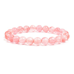 8MM Natural Stone Healing Crystal Stretch Bracelet