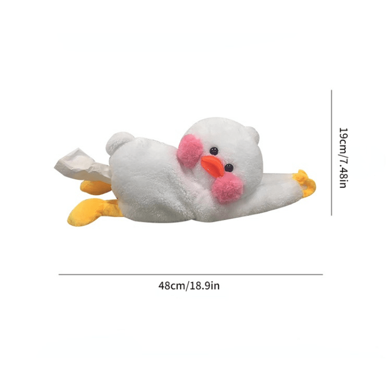 Plush Cartoon Tissue Box for Car Decoration