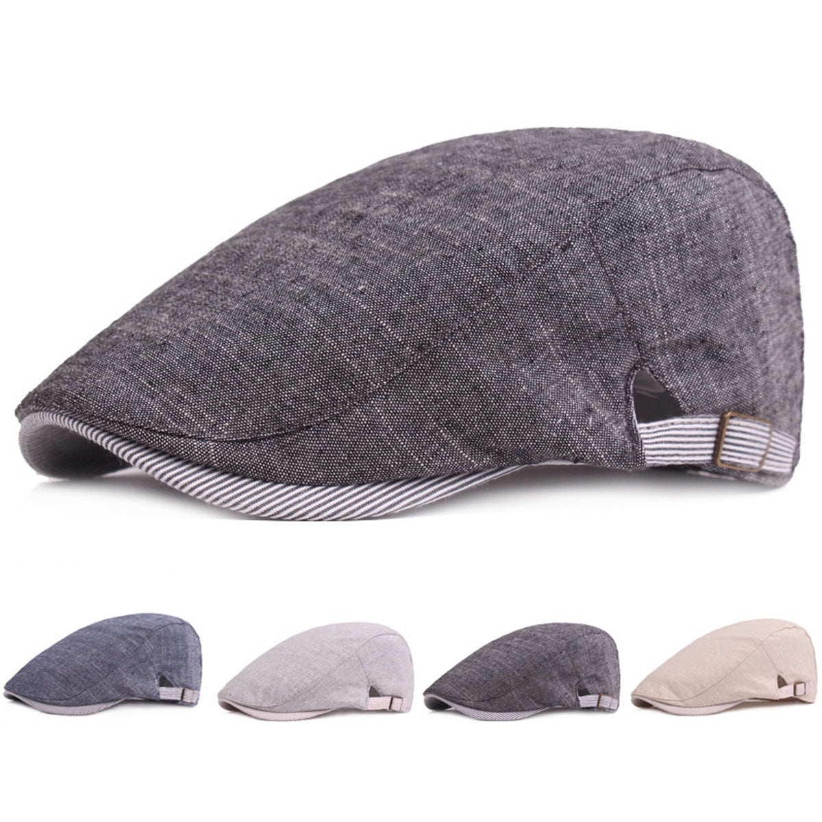 Vintage Men's Beret Adjustable Lvy Cap