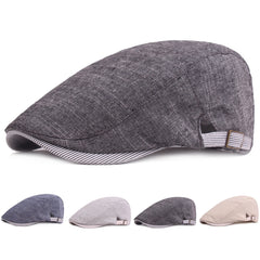 Vintage Men's Beret Adjustable Lvy Cap