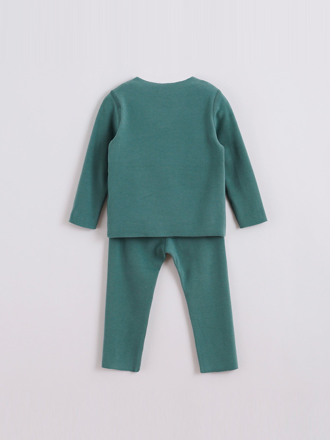 MARC&JANIE Kids Winter Thermal 2pcs Underwear Set crew neck long sleeve