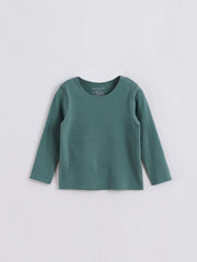 MARC&JANIE Kids Winter Thermal 2pcs Underwear Set crew neck long sleeve