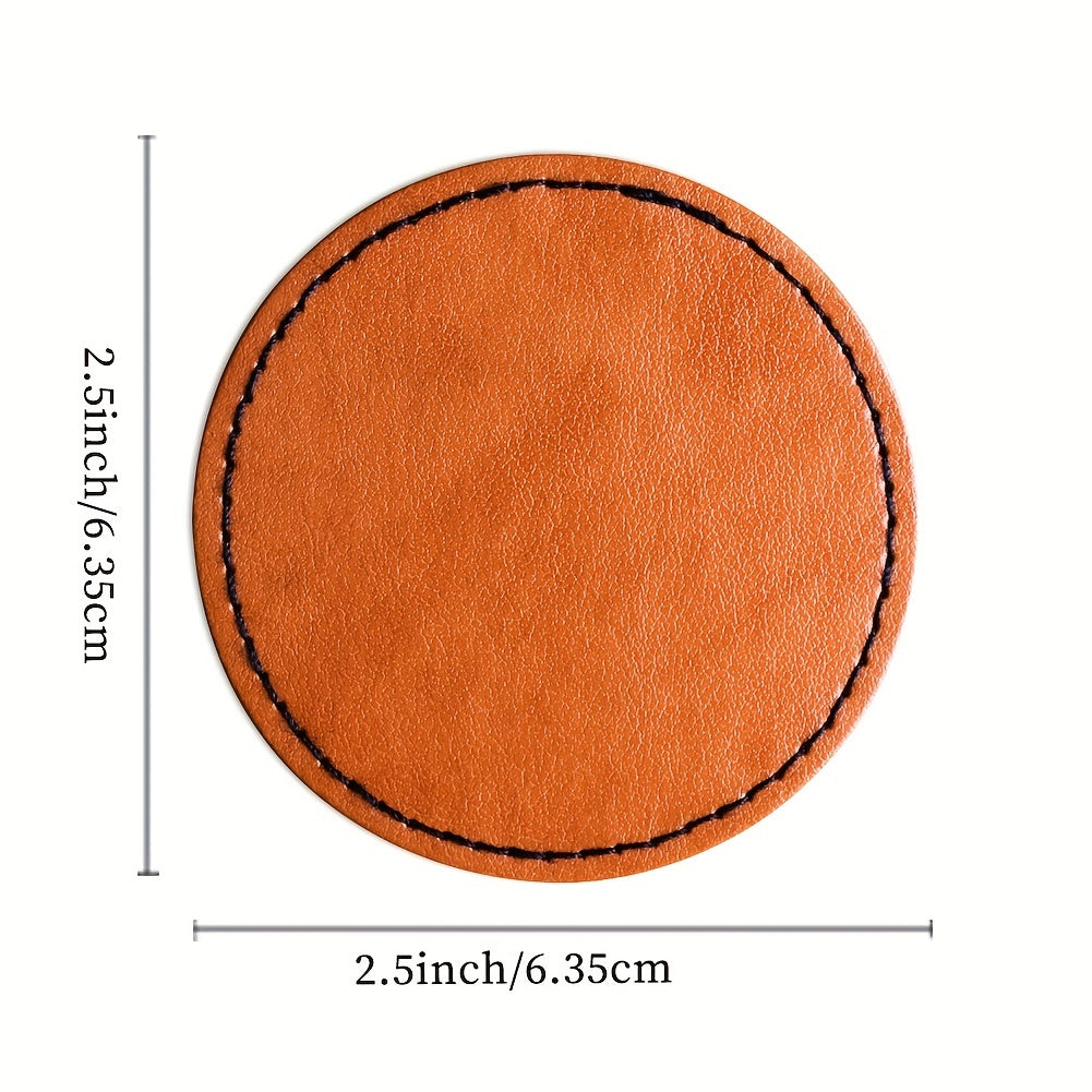 30pcs Blank Leather Patches Adhesive Trucker Hat Iron DIY Crafts Clothing Repair