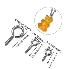 200pcs Tiny Eye Pins for DIY Jewelry Making