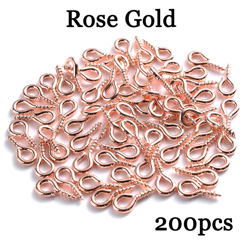 200pcs Tiny Eye Pins for DIY Jewelry Making