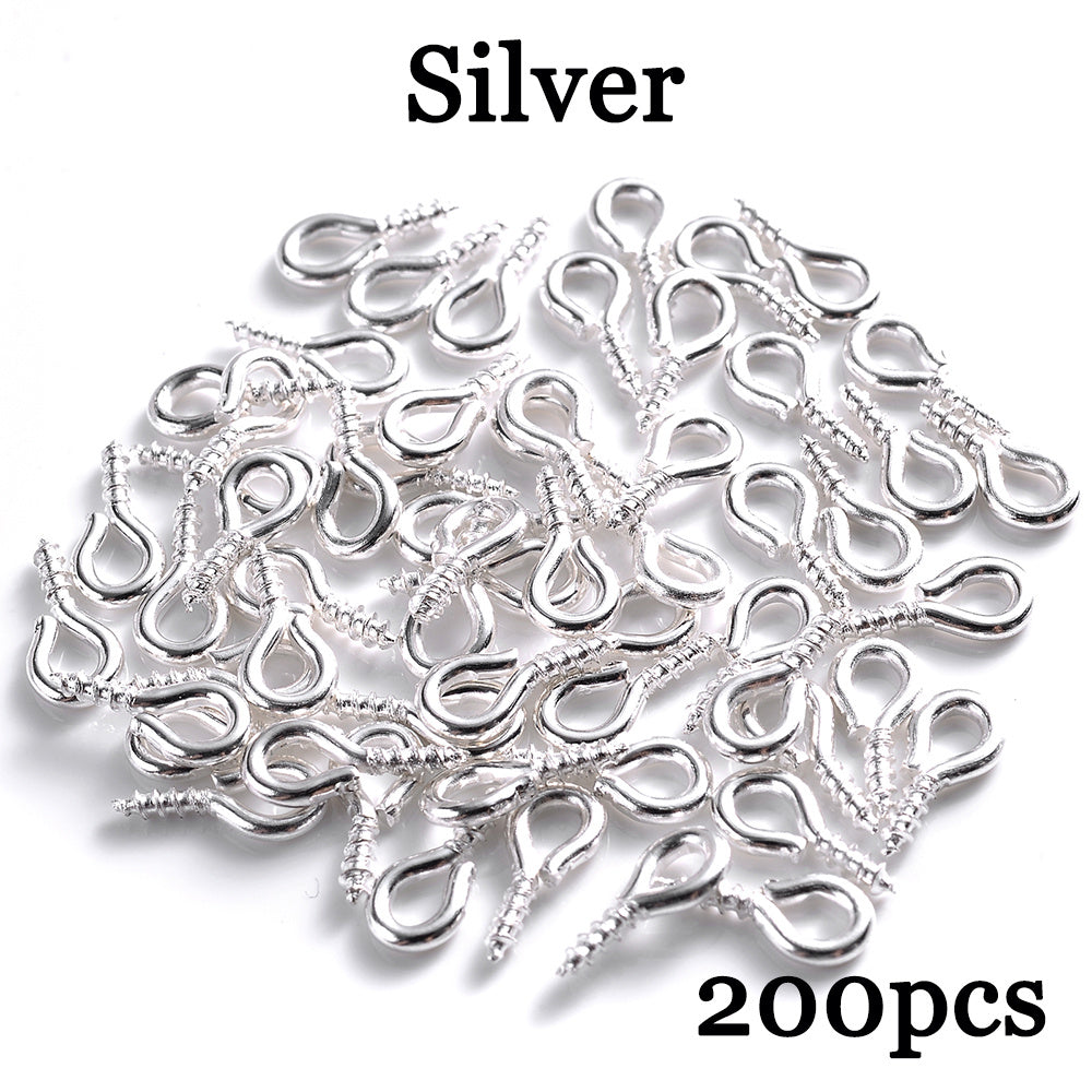 200pcs Tiny Eye Pins for DIY Jewelry Making