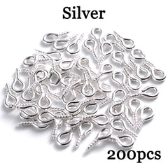 200pcs Tiny Eye Pins for DIY Jewelry Making