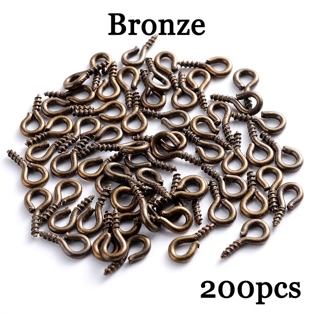 200pcs Tiny Eye Pins for DIY Jewelry Making