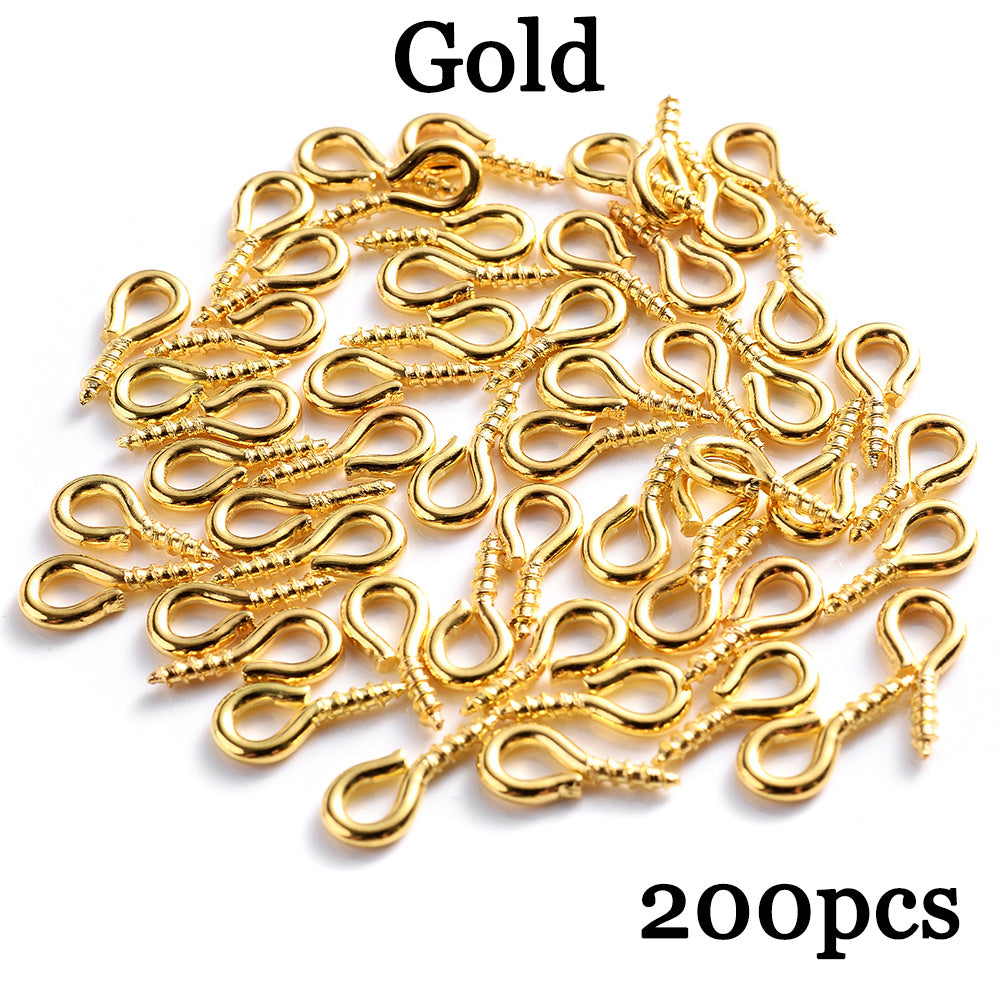 200pcs Tiny Eye Pins for DIY Jewelry Making