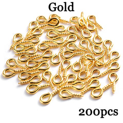 200pcs Tiny Eye Pins for DIY Jewelry Making