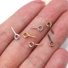 200pcs Tiny Eye Pins for DIY Jewelry Making
