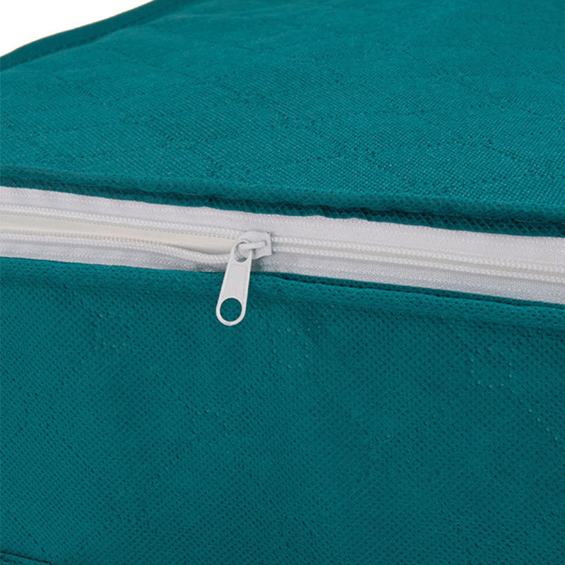 Quilt Storage Box With Handle Zipper Large Blanket Bag