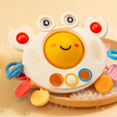 Crab Toy Montessori Sensory Educational Pull String Grasp Training