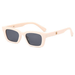 Vintage Rectangular Polarized Sunglasses 90's Style UV400 Protection