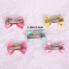 3pcs Stylish Pet Hair Clips for Small Dogs and Cats Set of Adorable Hair Bows