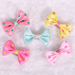 3pcs Stylish Pet Hair Clips for Small Dogs and Cats Set of Adorable Hair Bows
