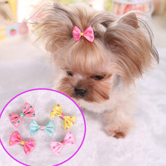 3pcs Stylish Pet Hair Clips for Small Dogs and Cats Set of Adorable Hair Bows