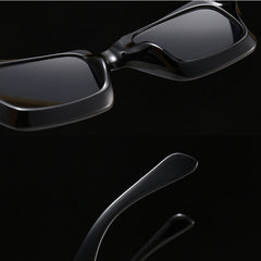 LeonLion Men's Clear Lens Sunglasses Retro Square Gradient