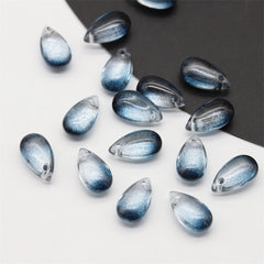 20pcs 8 15mm Large Teardrop Pendant Bead Crystal Glass DIY Beads Jewelry Making
