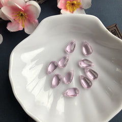 20pcs 8 15mm Large Teardrop Pendant Bead Crystal Glass DIY Beads Jewelry Making
