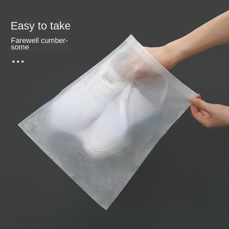 10pcs Nonwoven Dustproof Drawstring Shoe Bags