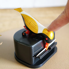 Automatic Toothpick Dispenser Bird Home Table Decoration