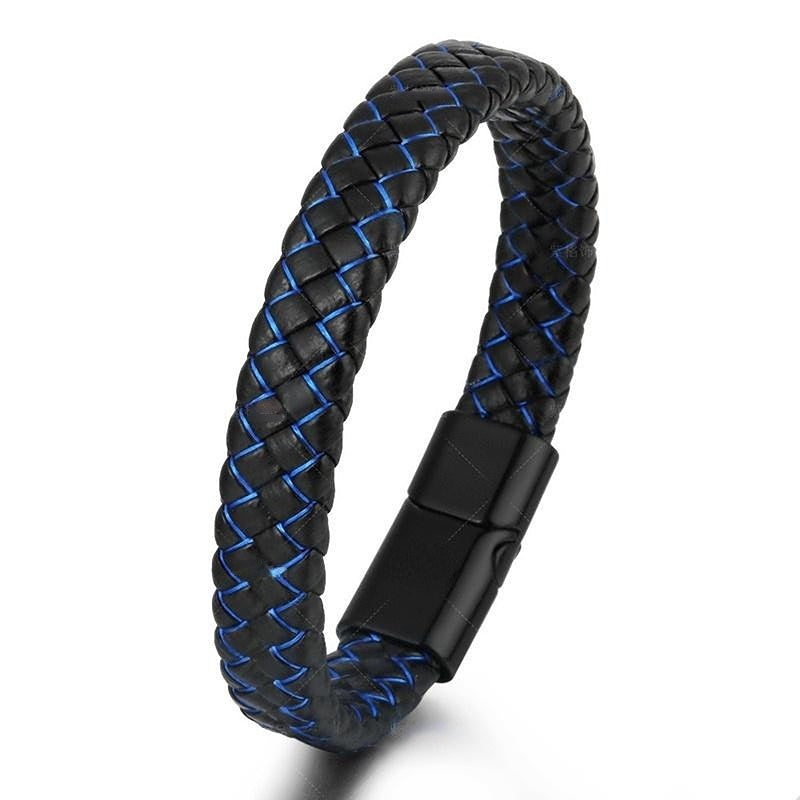Vintage Cowhide Leather Multilayer Bracelet For Men