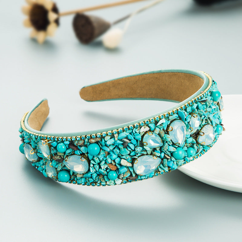 Ladies Rhinestone Headband Candy Girls Hairband