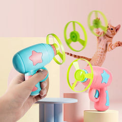 Interactive Teaser Gun Toy for Cats