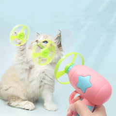 Interactive Teaser Gun Toy for Cats