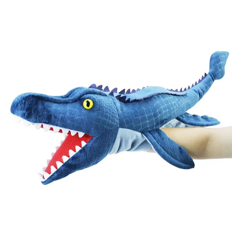 11" Hand Puppets Dinosaur Plush Stuffed Puppet Story Toys