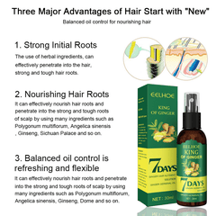 30ML 50ML Ginger Hair Care Spray Dense Hair Prevention Repair Hair Liquid
