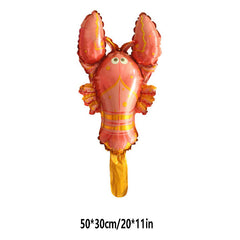 20-Piece Marine Animal Balloons Pack for Kids' Parties