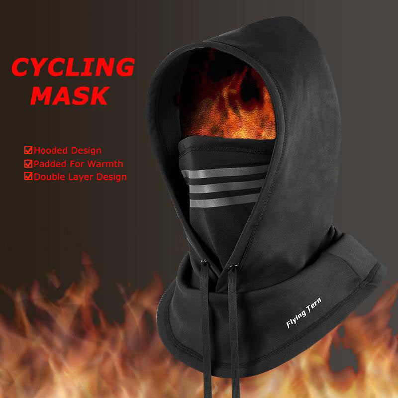 Men's Winter Cycling Mask & Headgear w/ Scarf Ski Motorcycle