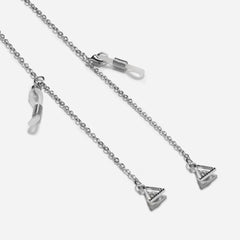 Pentagram Zircon Pendant Glasses Chain Accessories