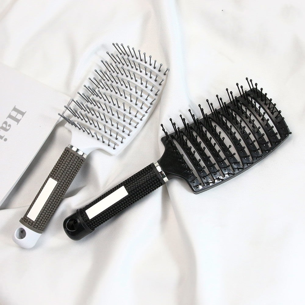 Professional Curved Detangling Comb for Fast Drying and Styling