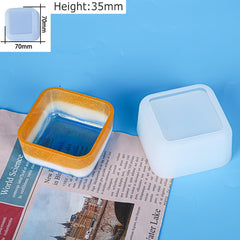 Silicone Flower Pot Molds DIY Aromatherapy Candle Holder