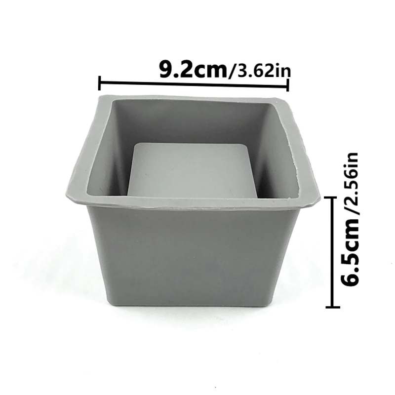Silicone Flower Pot Molds DIY Aromatherapy Candle Holder