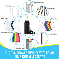 5pcs Long Handle Bottle Cleaner Set for Narrow Neck Beer B