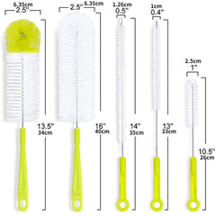 5pcs Long Handle Bottle Cleaner Set for Narrow Neck Beer B