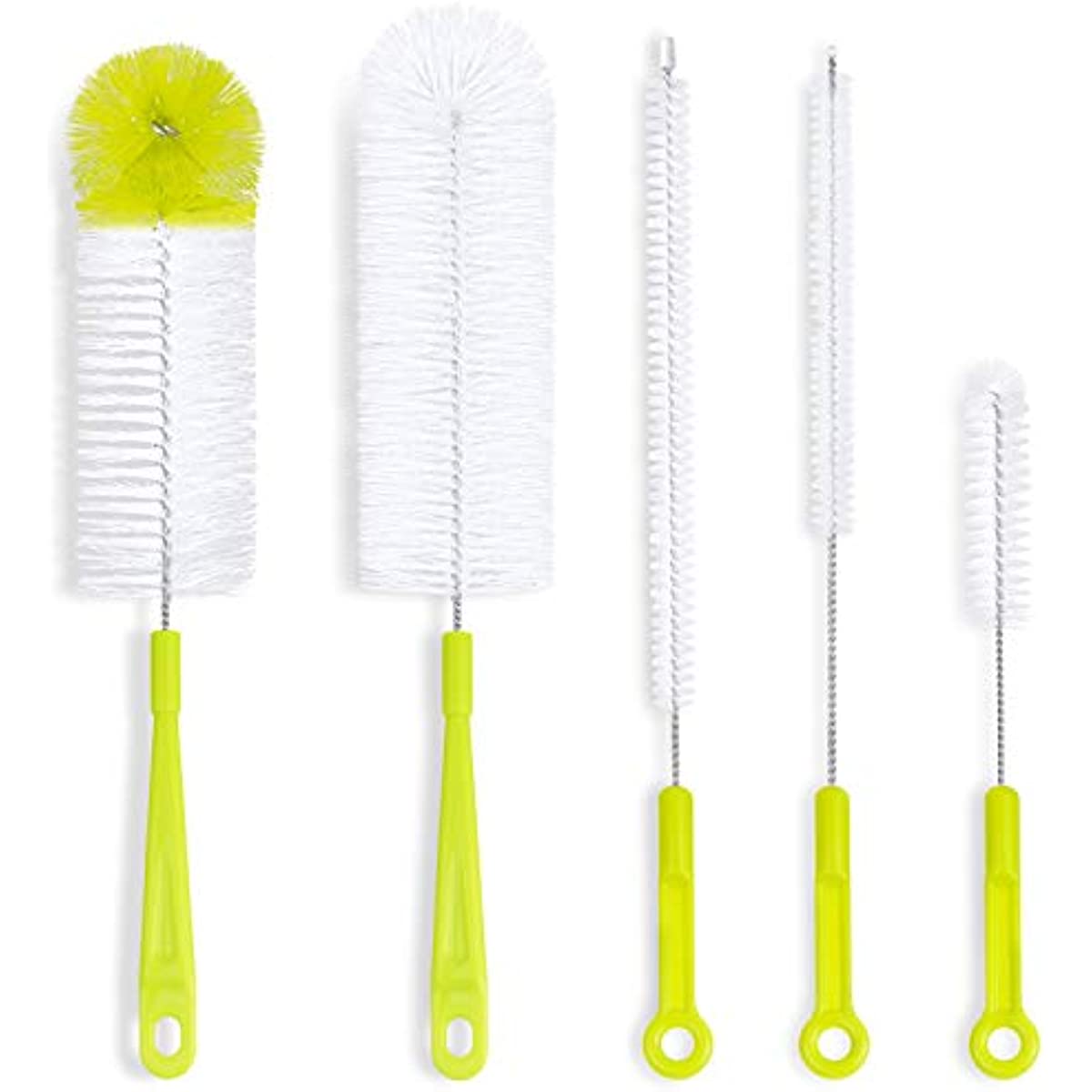 5pcs Long Handle Bottle Cleaner Set for Narrow Neck Beer B