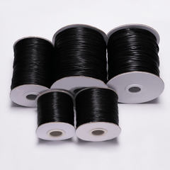 10M 32ft Pack 2mm Waxed Cord Rope PU Leather Necklace Thread String